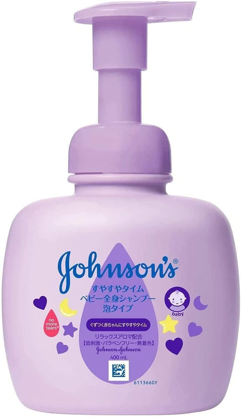 Johnson Baby Bed Time Whole Body Shampoo Foam Type 400ml - Japanese Shampoo For Baby