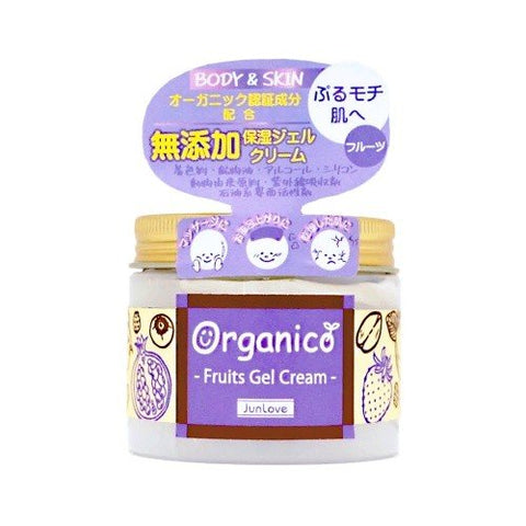 Jun Cosmetic Organico Fruits Gel Cream Berry Scent 150g - Japanese Facial Gel Cream