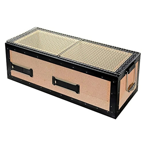 Kaginushi Charcoal Konro Grill With Mesh Net - Medium