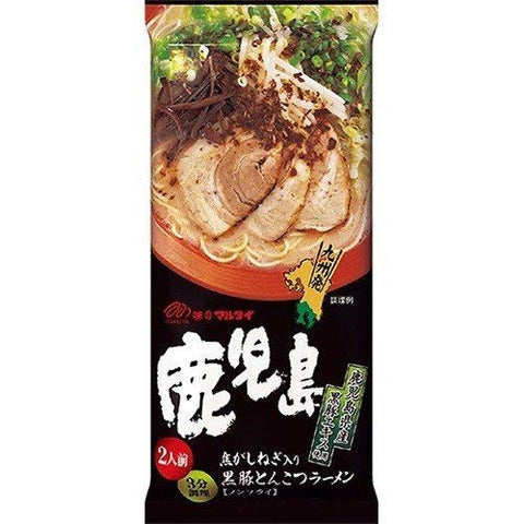 Kagoshima Black Pork Tonkotsu Ramen 2 Servings Japan - 3 Bags