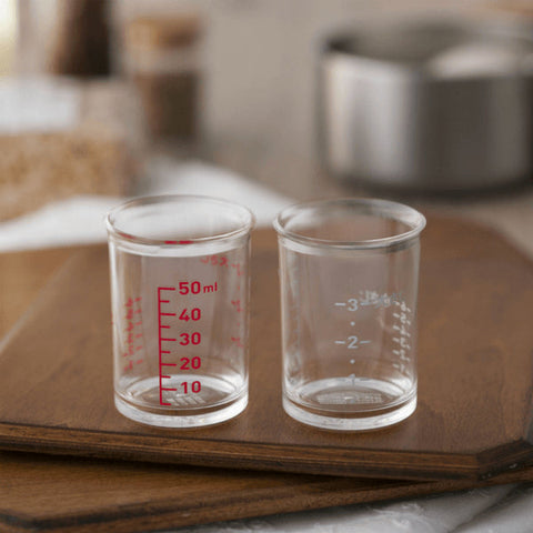 Kai 2-Piece Petit Clear Measuring Cup Set