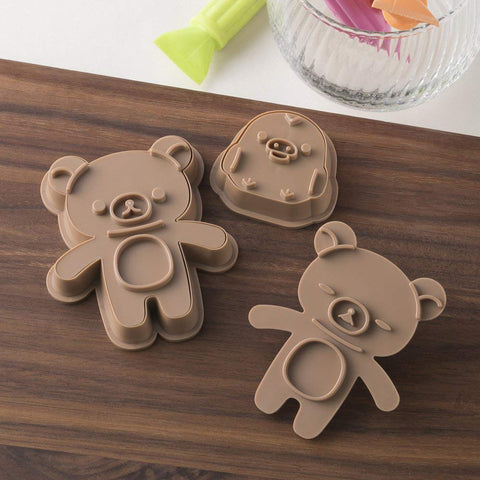 Kai Corporation Rilakkuma Cookie Mold Stamp - Expressions Cuddle Made In Japan