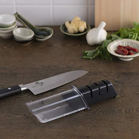 Kai Corporation Sekimagoroku Knife Sharpener Japan | Diamond & Ceramic | Ap0308