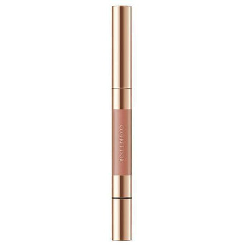 Kanebo Coffret Doll Contour Lip Duo 01 Nudie Beige 2.5g - Japanese Color Lip Gloss