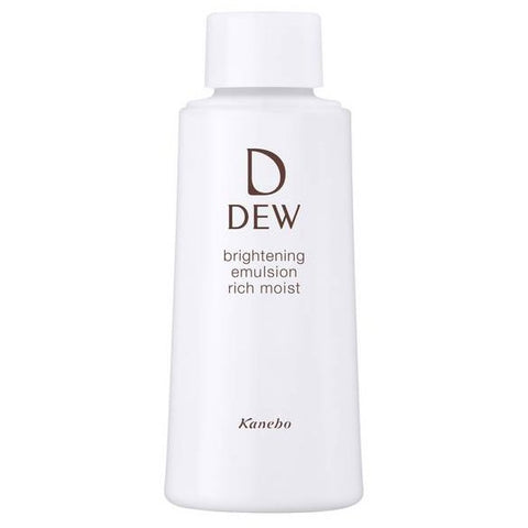 Kanebo Dew Brightening Emulsion Very Moist [refill] 100ml - Japanese Whitening Emulsion