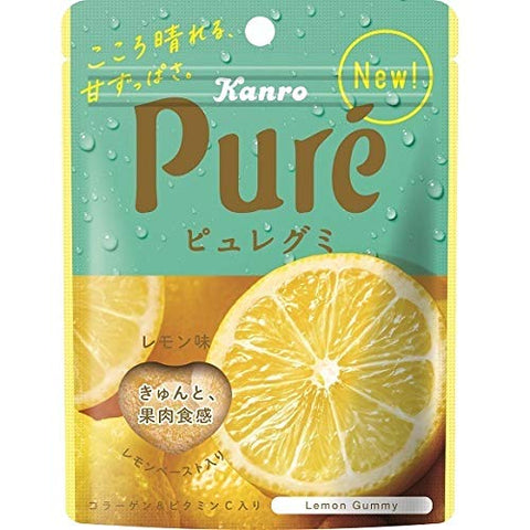 Kanro Puregumi Lemon Japan 56G X 6 Bags