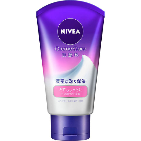 Nivea Creme Care Facial Cleanser (Super Moist) 130g - Japanese Moisturizing Facial Cleanser