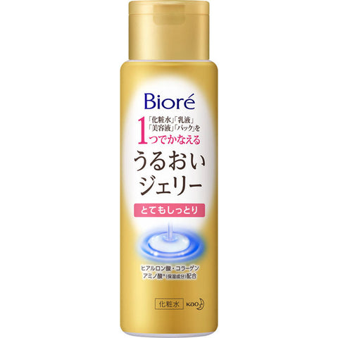 Biore Moisture Jelly Rich Moist Containing Collagen Hyaluronic Acid 180ml - Japanese Moisturizers