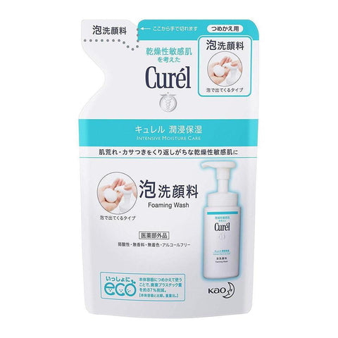 Kao Curel Foaming Face Wash Refill 130Ml