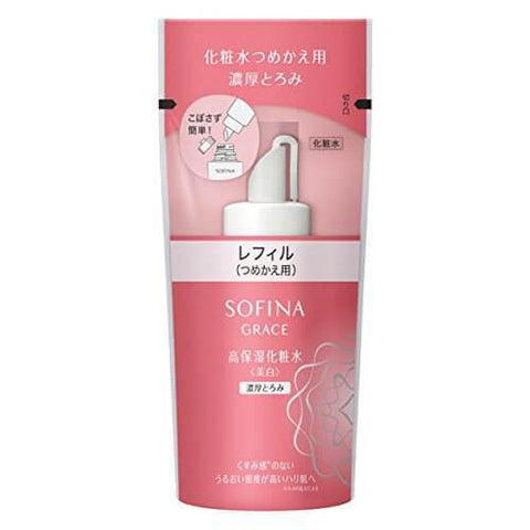 Kao Sofina Grace High Moisturizing Lotion Whitening Dense 130ml Refill