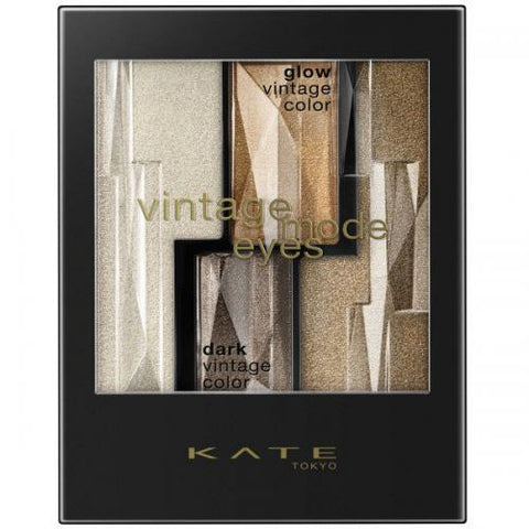 Kanebo Kate Vintage Mode Eyes BR-2 Cool Gold Brown 3.3g - Japanese Eyeshadow