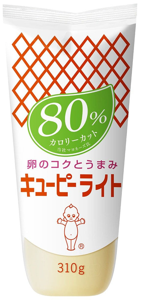 Kewpie Mayonnaise Light (80% Calorie Cut) 310G 4-Pack - Japanese Product