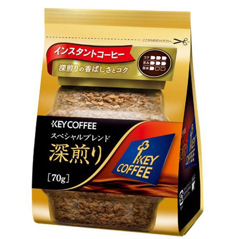 Key Coffee Special Blend Deep Roast Instant Coffee 70g [refill] - Roast Coffee