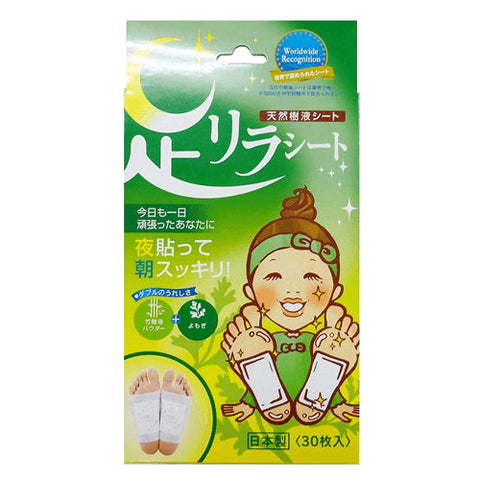 Kinomegumi Ashi Rira Foot Patch Wormwood 30 sheets