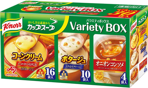 Ajinomoto Knorr Corn Cup Soup Variety Box 30 Bags | Japanese Food