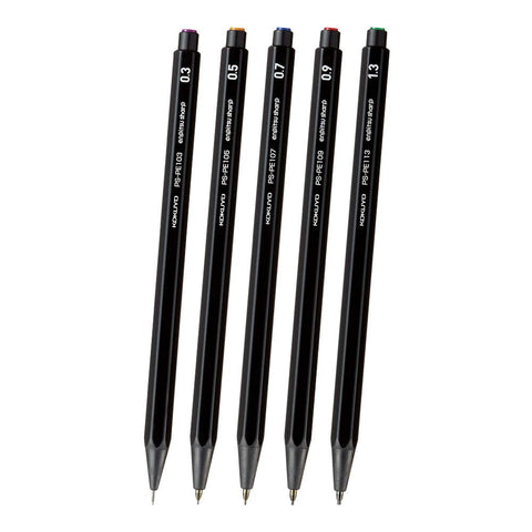 Kokuyo Japan Mechanical Pencil Set Of 5 - Sharp Writing Comparison Ps-Pe Dx5Set