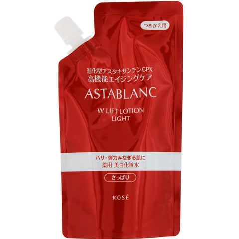 Kose Astablanc W Lift Lotion Light 130ml 4.6 Fl Oz Refill