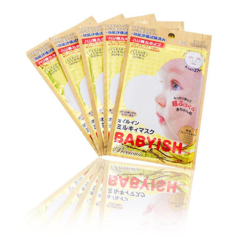 Cosmeport Clear Turn Babyish Precious Sheet Mask Plumping 5 peices