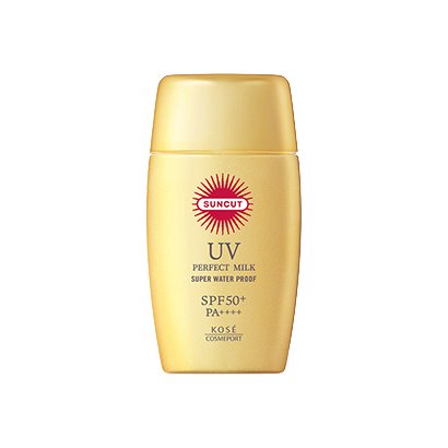 Kose Suncut UV Perfect Milk Super Water Proof SPF50+ PA++++ 60ml - Sunscreen For Face And Body