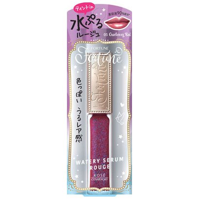 Kose Fortune Watery Serum Rouge 05 Cranberry Red 5.5ml - Japanese Esssence Lipstick