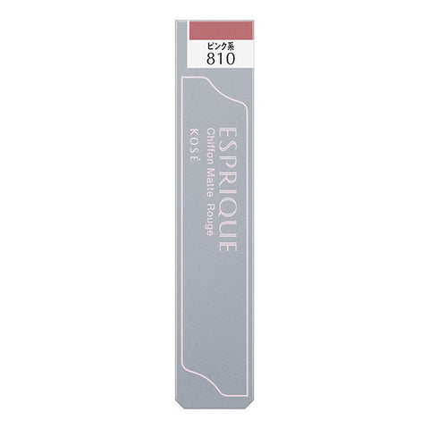 Kose Esplique Chiffon Matt Rouge Pk810 Pink 6g - Japanese Liquid Lipsticks - Lip Gloss Brands