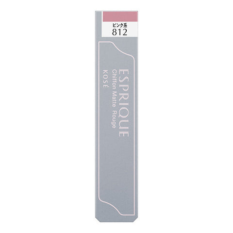 Kose Esplique Chiffon Matt Rouge Pk812 Pink 6g - Japanese Liquid Matte Lipsticks