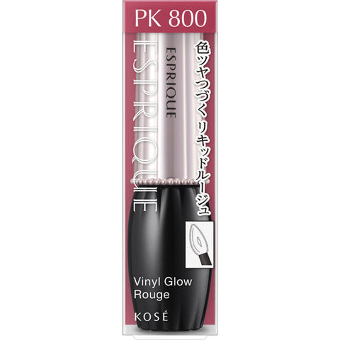 Kose Esprique Vinil Glow Rouge Pk800 Pink 6g - Japanese Tint Lipstick - Makeup In Japan