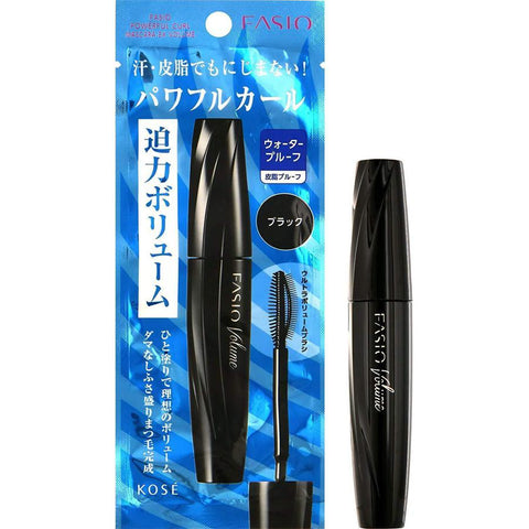 Kose Fasio Powerful Curl Mascara Volume Ex Black BK001 7g