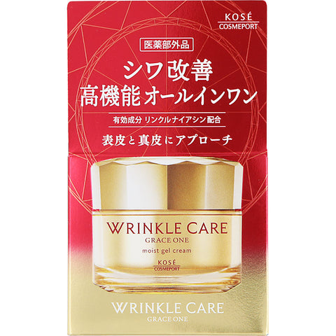 Kose Grace One Wrinkle Care Moist Gel Cream 100g - Japanese Wrinkle Moist Gel Cream