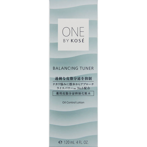 Kose One By Kose Balancing Tuner Oil Control Lotion Toner 120ml/4 Fl.Oz.