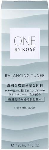 Kose One By Kose Balancing Tuner Oil Control Lotion Toner 120ml/4 Fl.Oz.