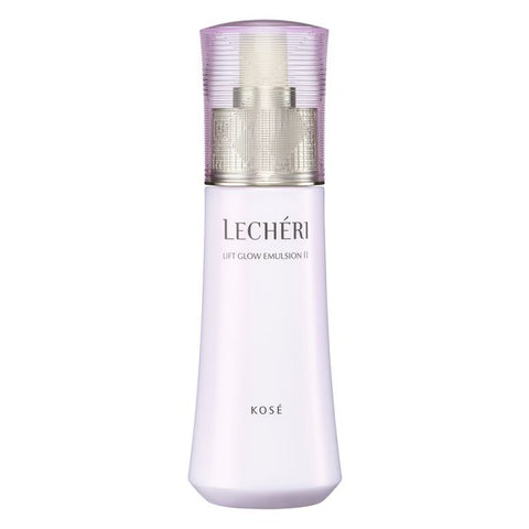 Kose Lecheri Lift Glow Emulsion II Very Moist 120ml - Japanese Milky Lotion - Moisturizing Emulsion