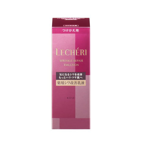 Kose Lecheri Wrinkle Repair Emulsion [refill] 120ml - Japanese Wrinkle Repair Emulsion