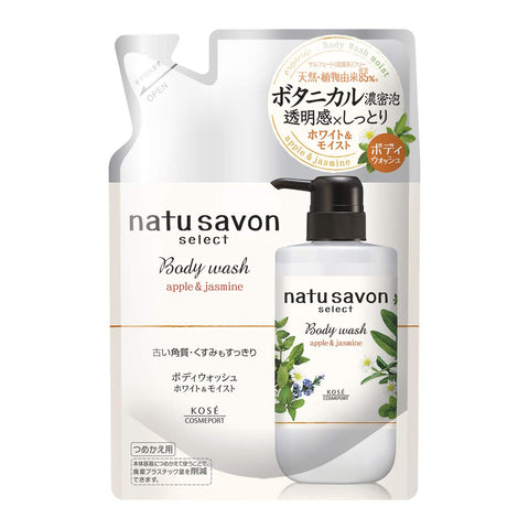 Kose Softymo Nachusabon Select White Body Wash Moist [refill] 360ml - Japanese Body Wash