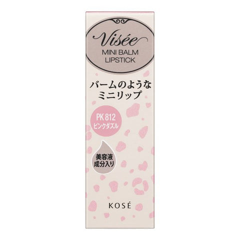 Kose Visee Riche Mini Balm Pk812 Pink Dazzle 2.1g - Japanese Mini Lipsticks