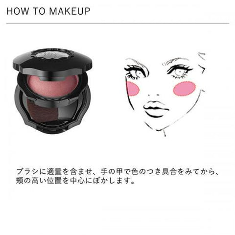 Kose Visee Foggy On Cheeks N RD420 5g - Makeup Products For Cheek - Japanese Cheek Blush