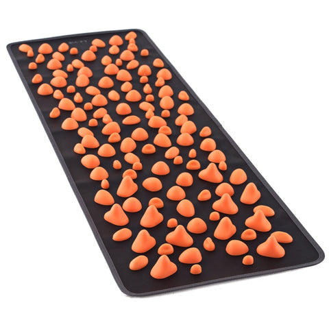 La-Vie 3B-4770 Foot Pot Mat Japan - Pressure Point Arch Bigger Black & Orange