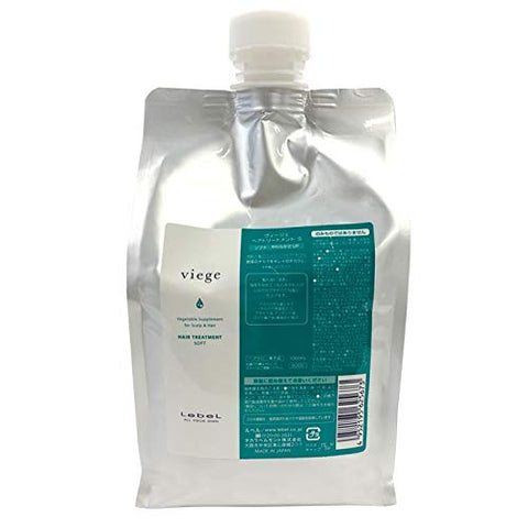 Lebel Cosmetics Viege Treatment S 1000Ml Refill Silver 1L