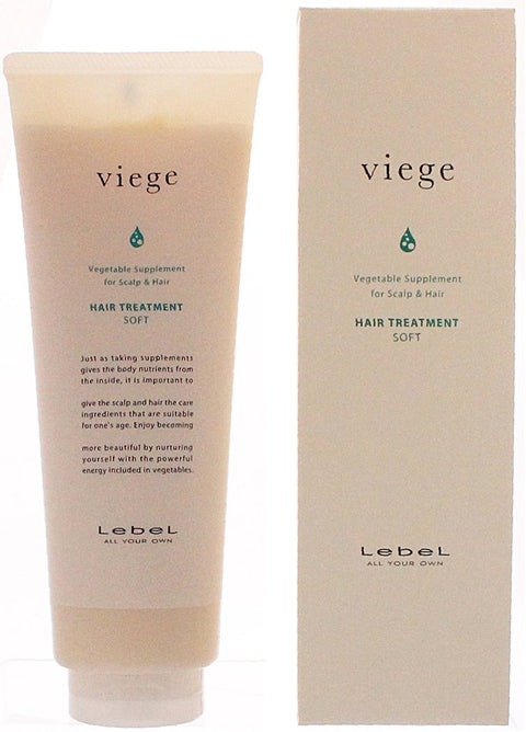 Lebel Viege Hair Treatment Soft 240ml - Japanese Moisturizing Hair Treatment