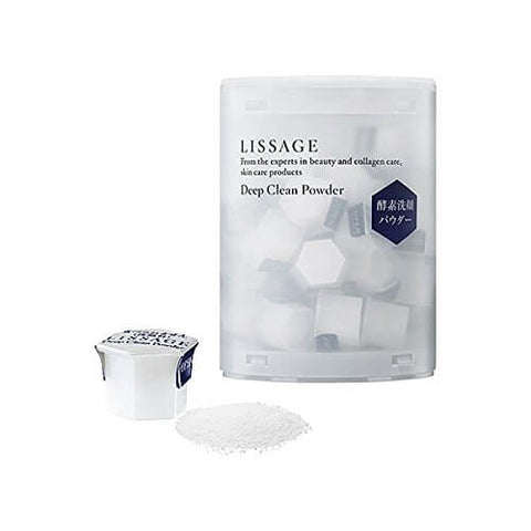 Kanebo Lissage Deep Clean Powder 0.4gx30 Pieces - Japanese Facial Cleansing Powders