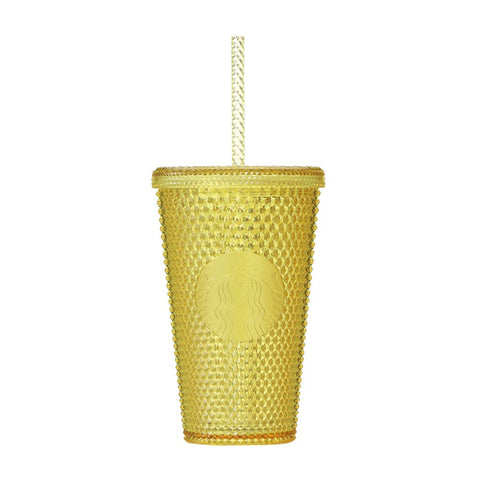 Logo Cold Cup Tumbler Bumpy Yellow 473Ml | Tumbler | Starbucks Coffee Japan