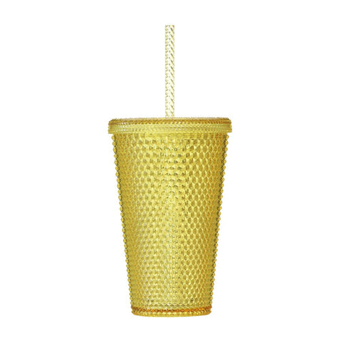 Logo Cold Cup Tumbler Bumpy Yellow 473Ml | Tumbler | Starbucks Coffee Japan