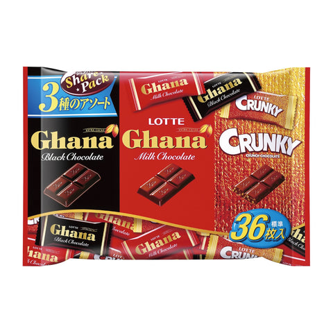 Lotte Ghana & Cranky Share Pack 134G Japan