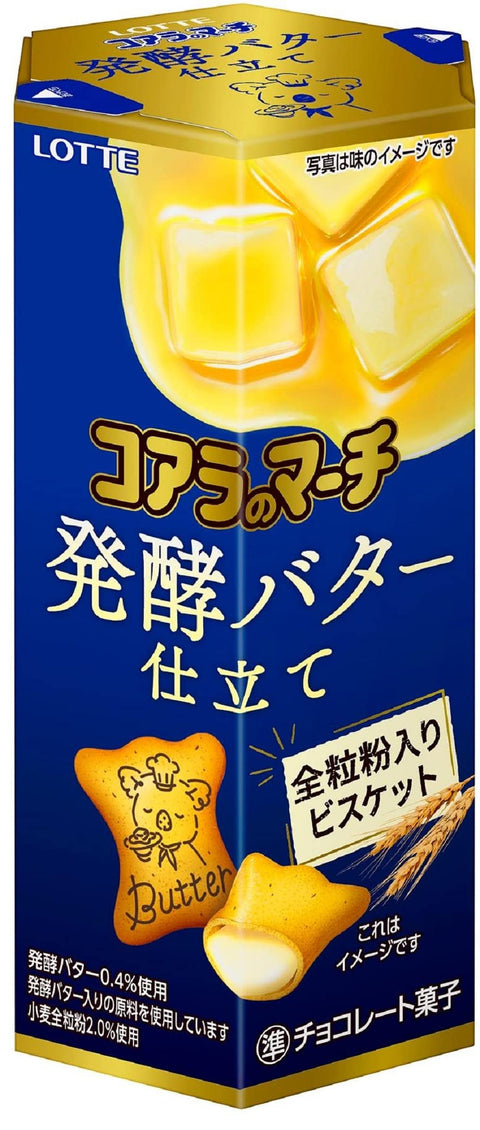 Lotte Koala March Japan (Fermented Butter) 48G X 10 Pieces