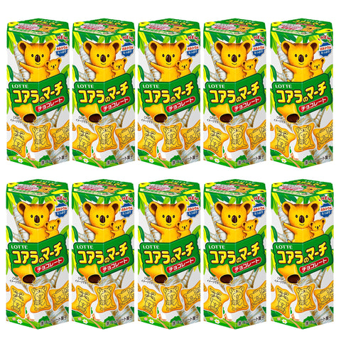 Lotte Koala'S March Chocolate 48G Japan 10Pcs