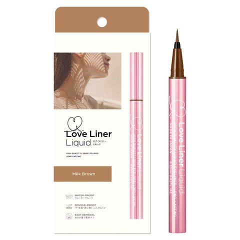 Loveliner Liquid Eyeliner - Milk Brown - Made In Japan