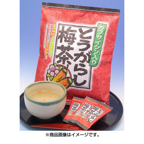 Mannen Togarashi Umecha Plum Tea 24 Bags - Chili Pepper Spiciness Taste Tea