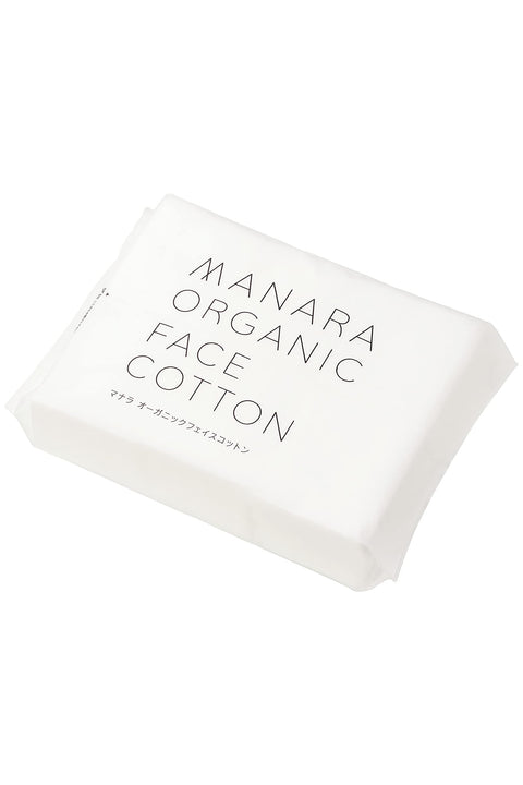 Manara Organic Face Cotton 60 Sheets - Japanese Wipe Face Wash - Facial Cleansing Sheets