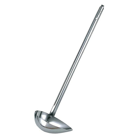 Marutama Stainless Steel Side-Scooping Long Ladle 144ml