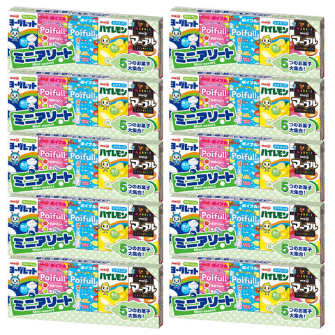 Meiji Mini Assortment 63G Japan 10 Pieces